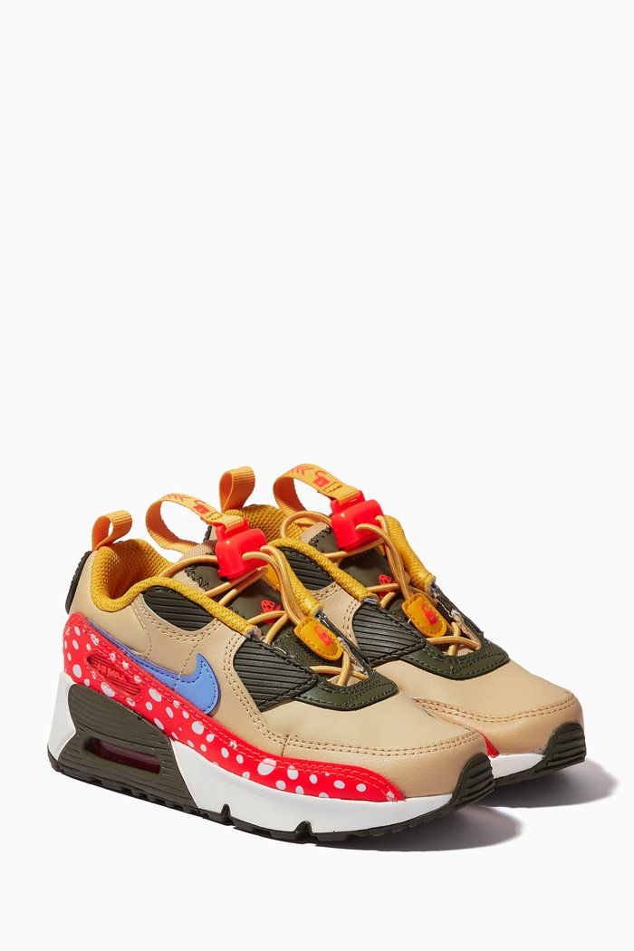 

Air Max 90 Toggle SE Sneakers in Leather, Red