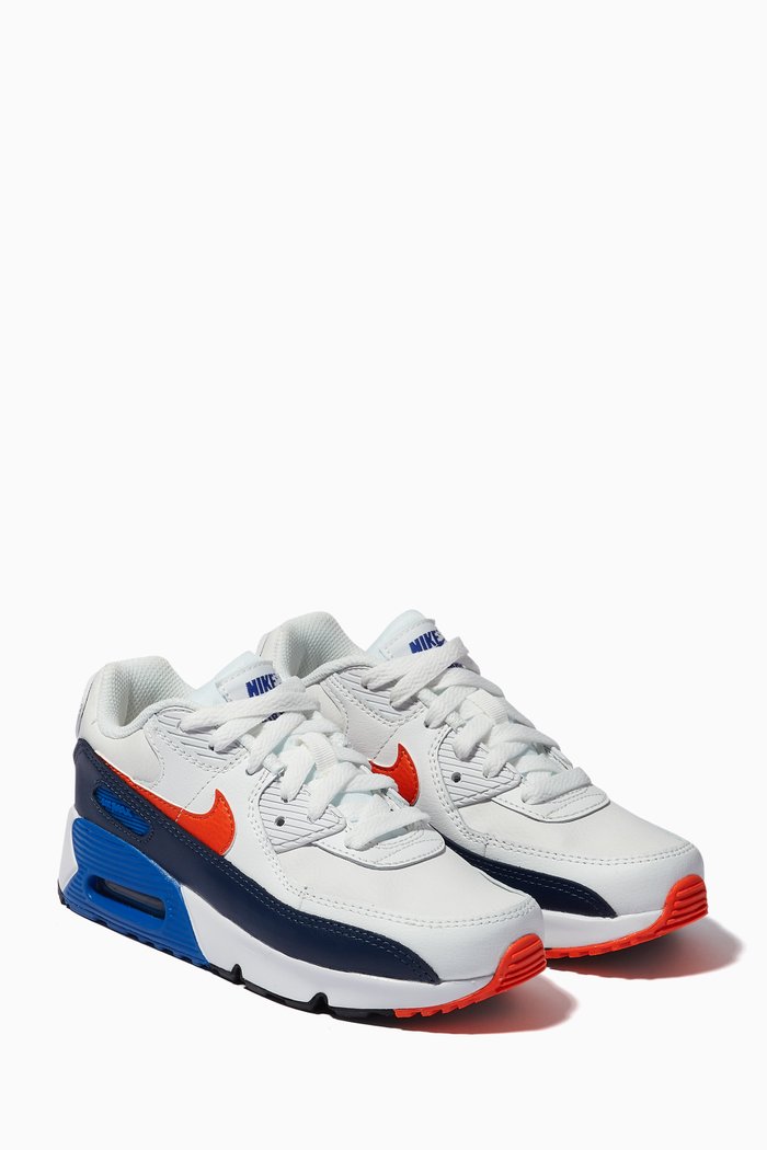

Air Max 90 LTR Sneakers in Leather, White