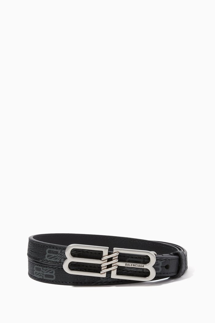 

BB Signature Belt in Leather, Black