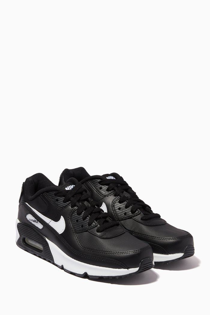 

Air Force 1 LV8 Sneakers in Leather & Textile, Black