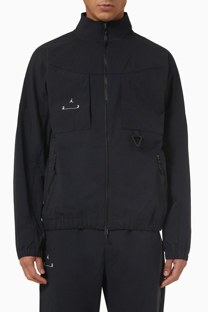 

Jordan 23 Engineered Statement Jacket in Stretch Nylon, Black