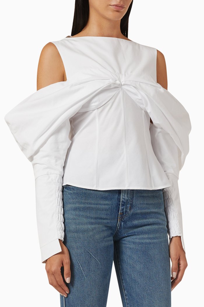 

Opera Top in Cotton, White