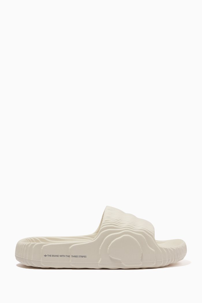 

Adilette 22 Slides in Rubber, Grey