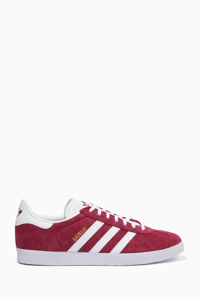

Gazelle Sneakers in Suede, Red