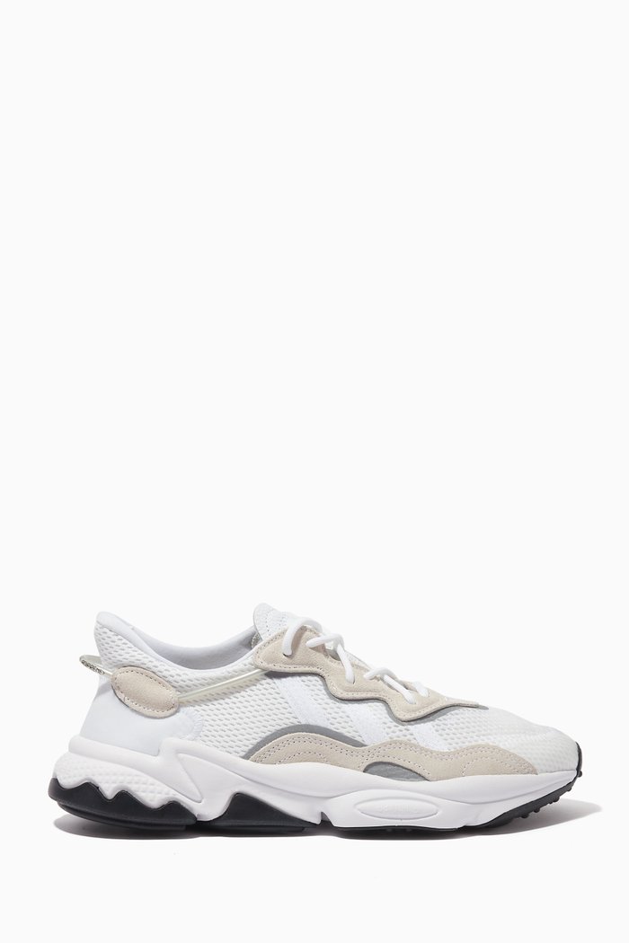 

Ozweego Sneakers in Mesh & Suede, White