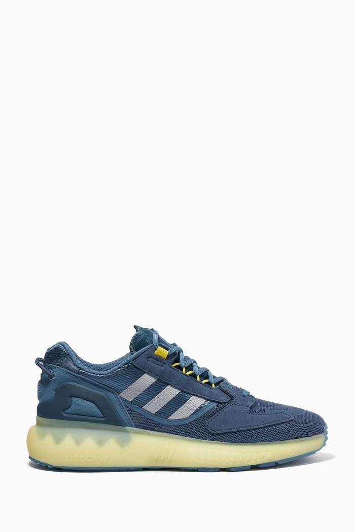 ZX 5K BOOST Sneakers in Suede & Mesh, Blue