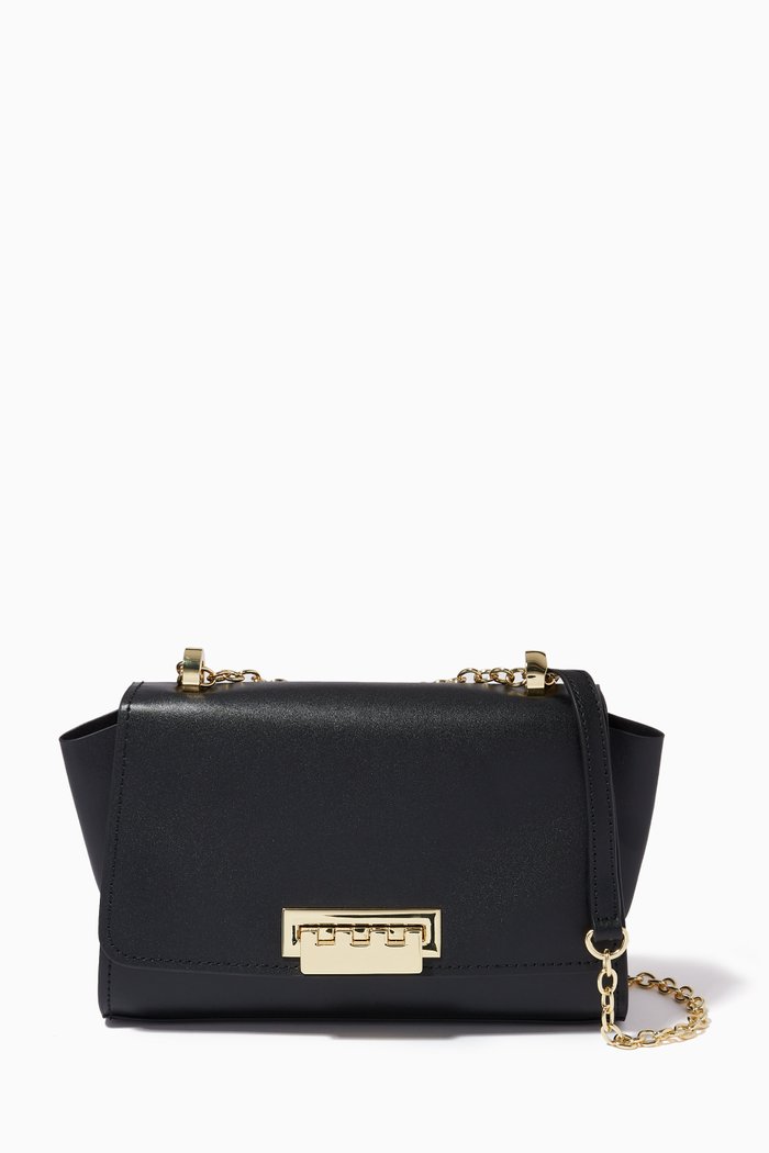 

Eartha Mini Crossbody Bag in Leather, Black