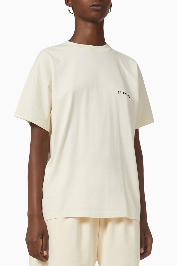 

Balenciaga T-shirt in Vintage Jersey, Neutral