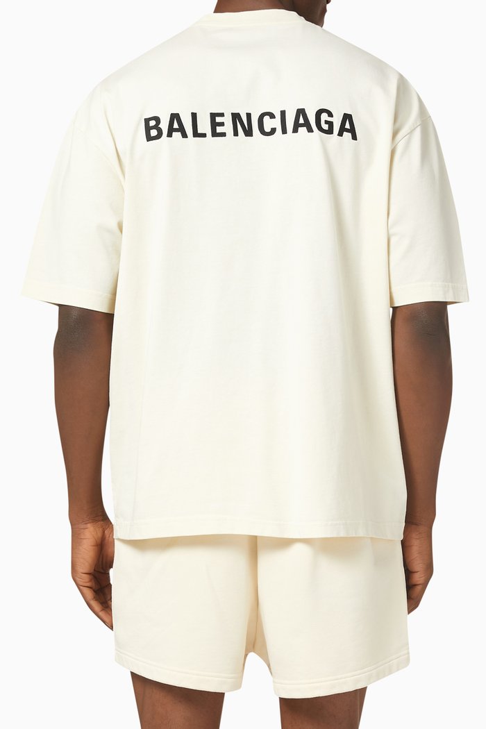

Balenciaga T-shirt in Vintage Jersey, Neutral