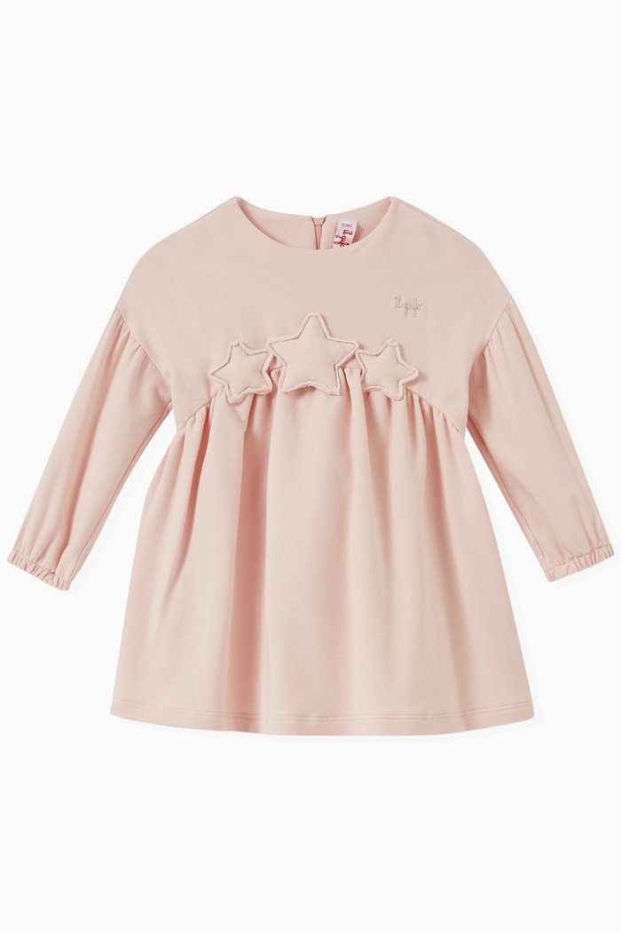 

Stars Dress in Jersey, Pink