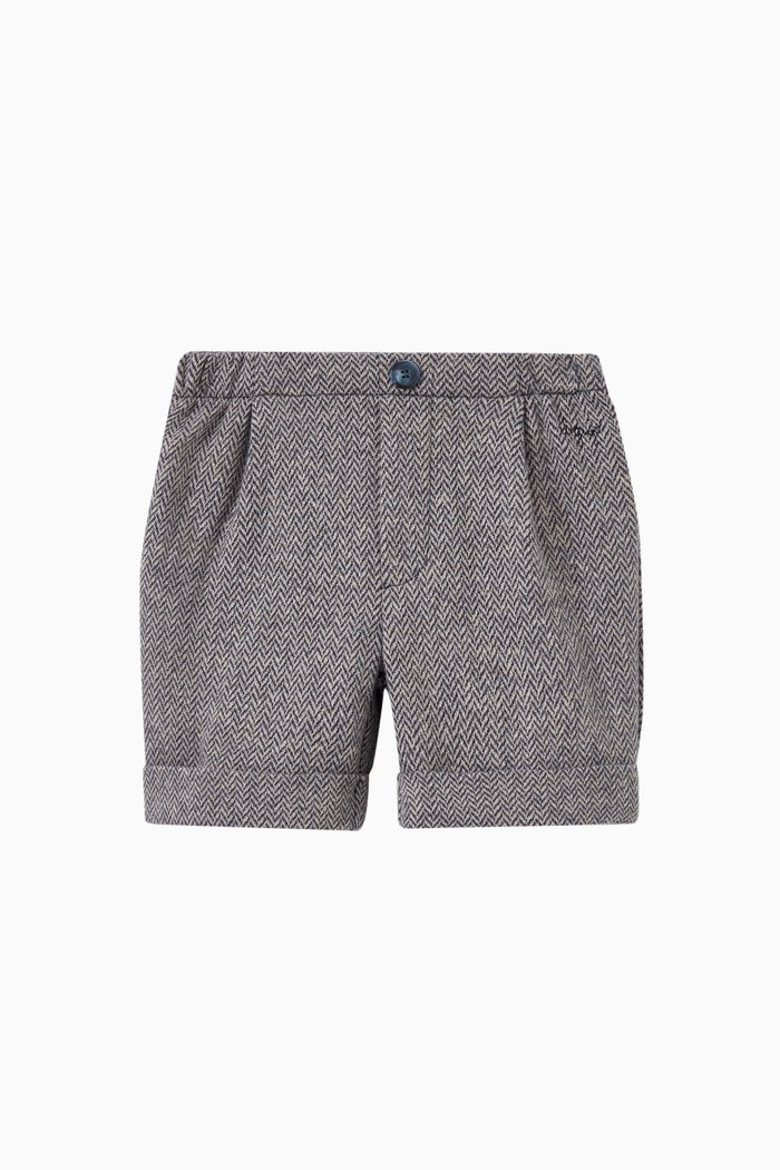 

Bermuda Shorts in Cotton, Blue
