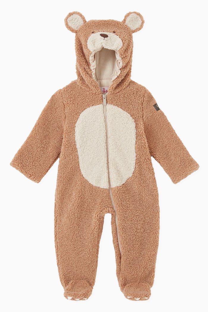 

Bear Sleepsuit in Polyester, Brown