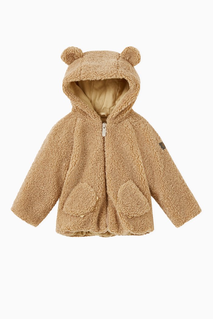 

Teddy Ears Jacket in Bouclé, Brown