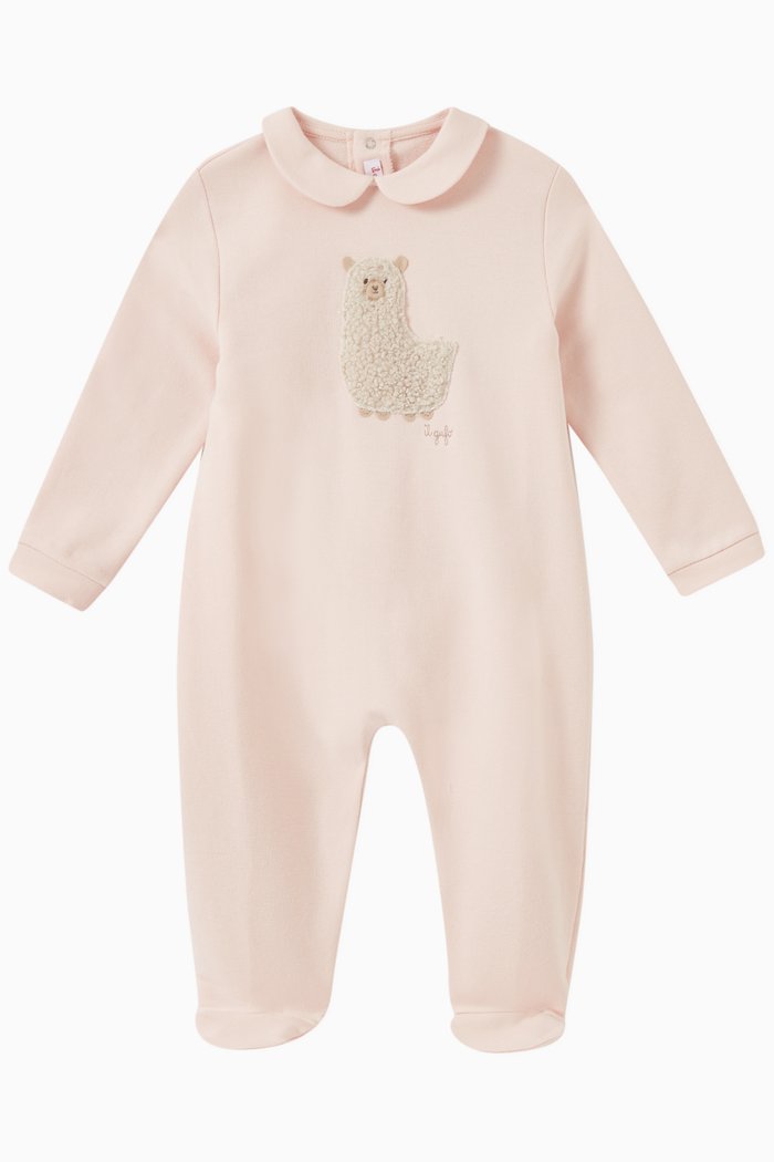 

Llama Pyjamas in Cotton, Pink
