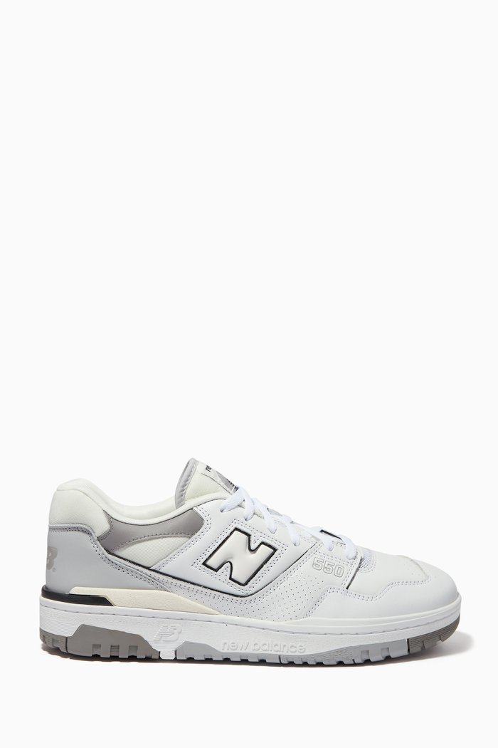 

BB550 Low-top Sneakers in Leather, White