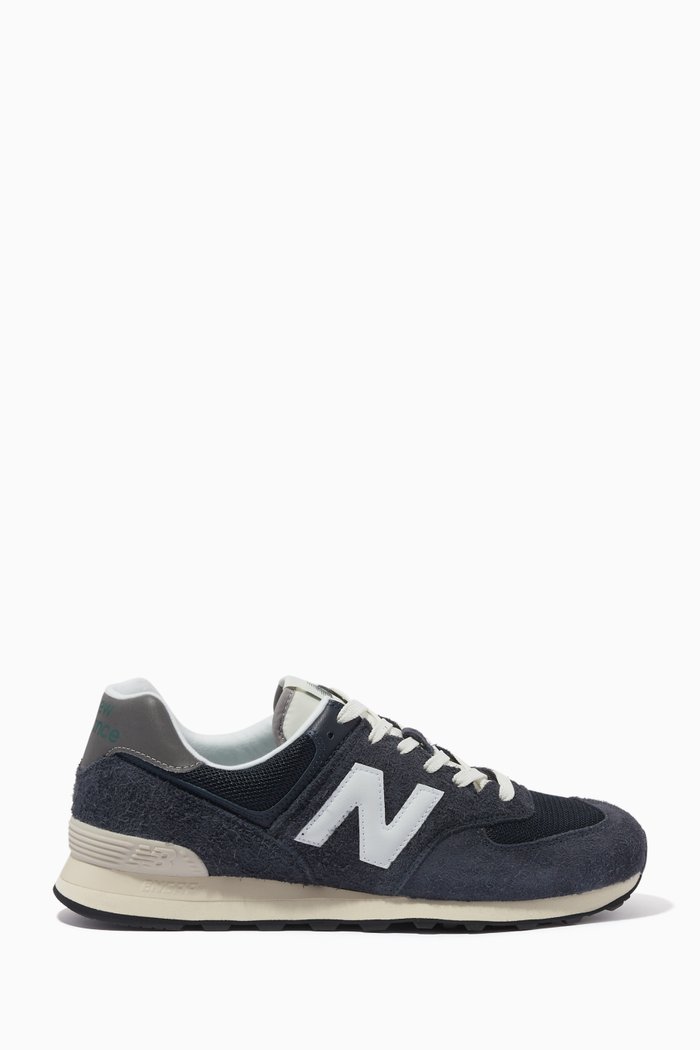 

574 Sneakers in Suede & Mesh, Blue