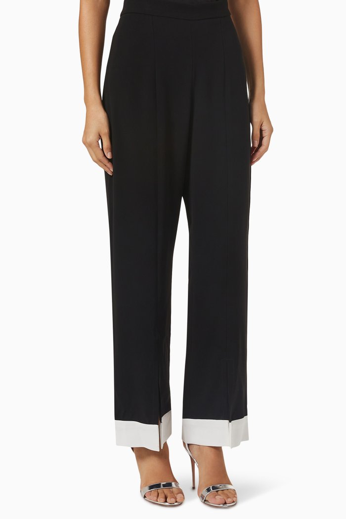 

Front Slit Trousers, Black