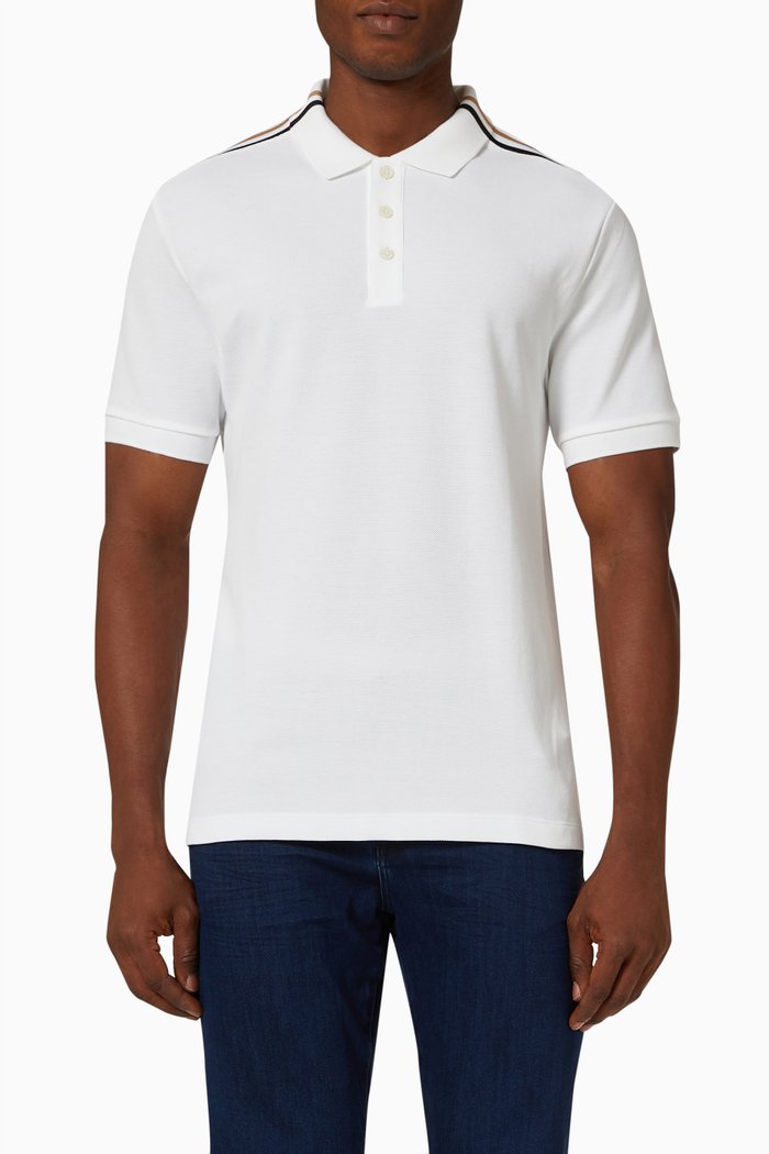 

Phillipson Polo Shirt in Cotton-piqué, White