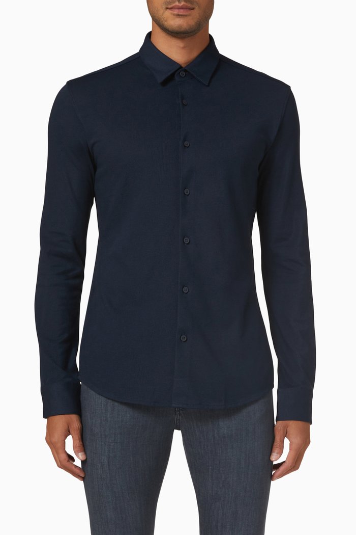 

Roan Shirt in Cotton, Blue