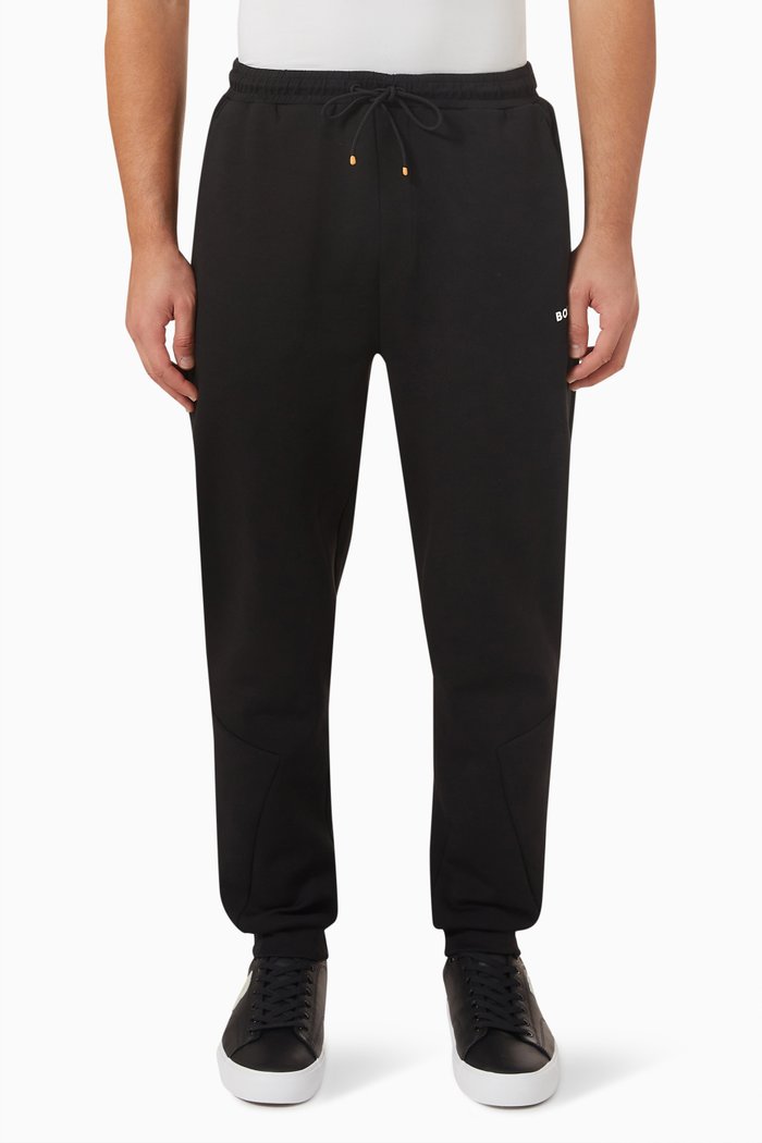 

Logo Tape Sweatpants in Cotton, Black