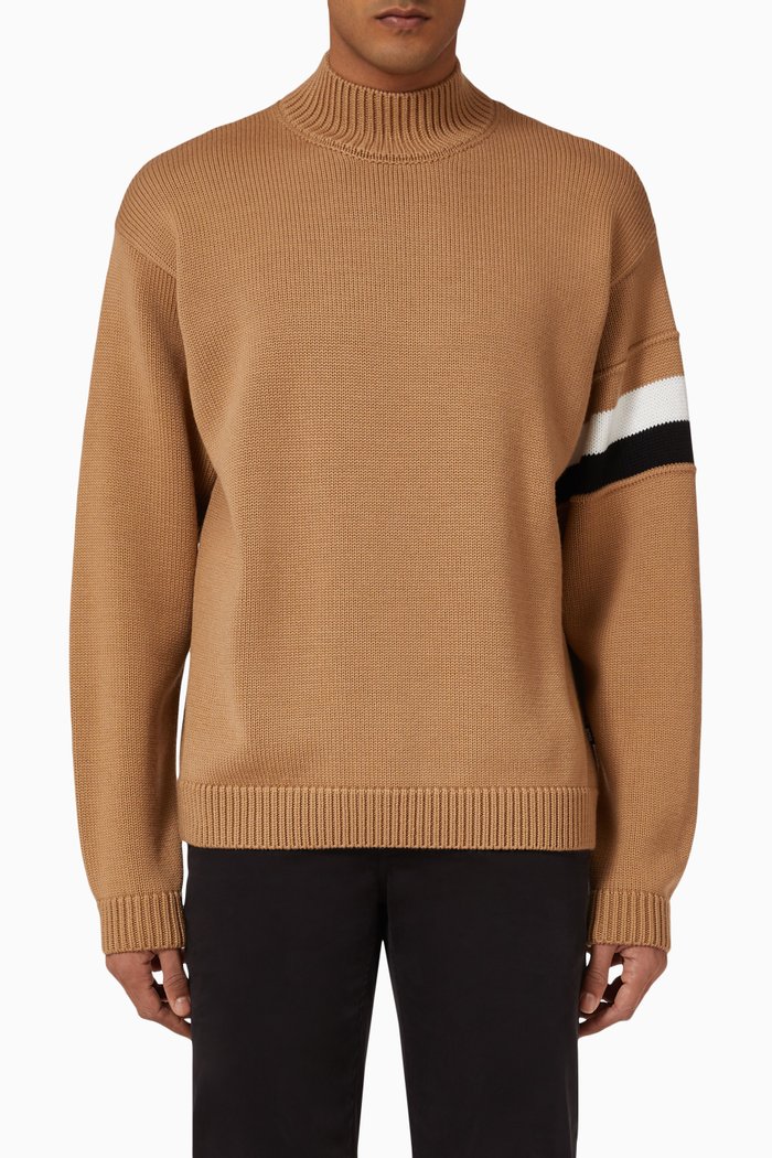 

Lerio Relaxed-fit Sweater in Responsible Merino Wool, Neutral