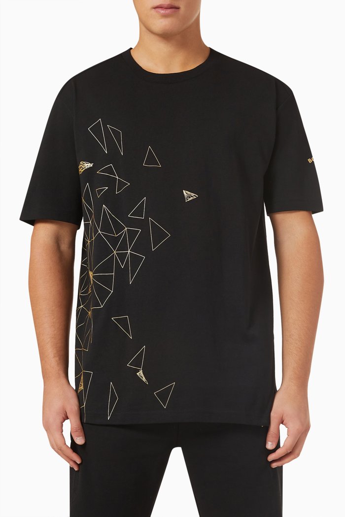 

T-shirt in Cotton Jersey, Black