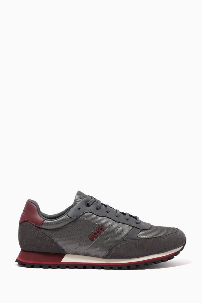 

Parkour Sneakers in Hybrid Fabric, Grey
