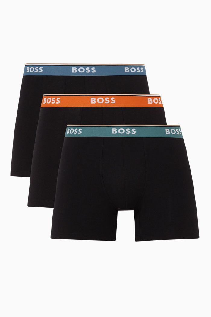 

Boxers in Cotton, Set of Three, Multicolour