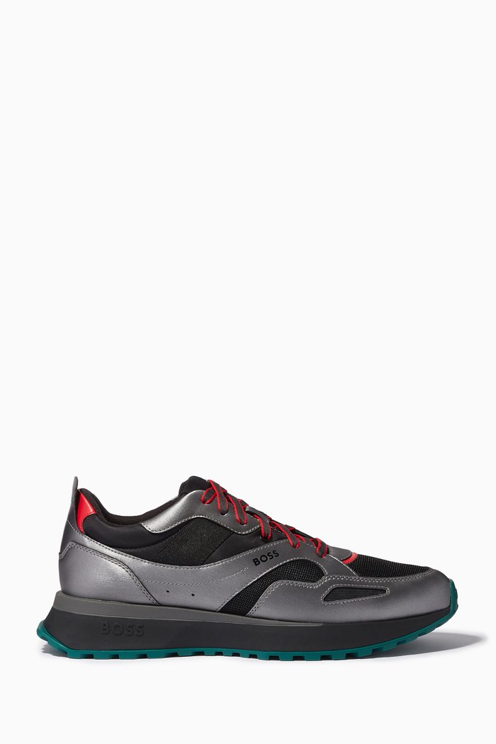 

Jonah Runn Sneakers in Knit Mesh, Black