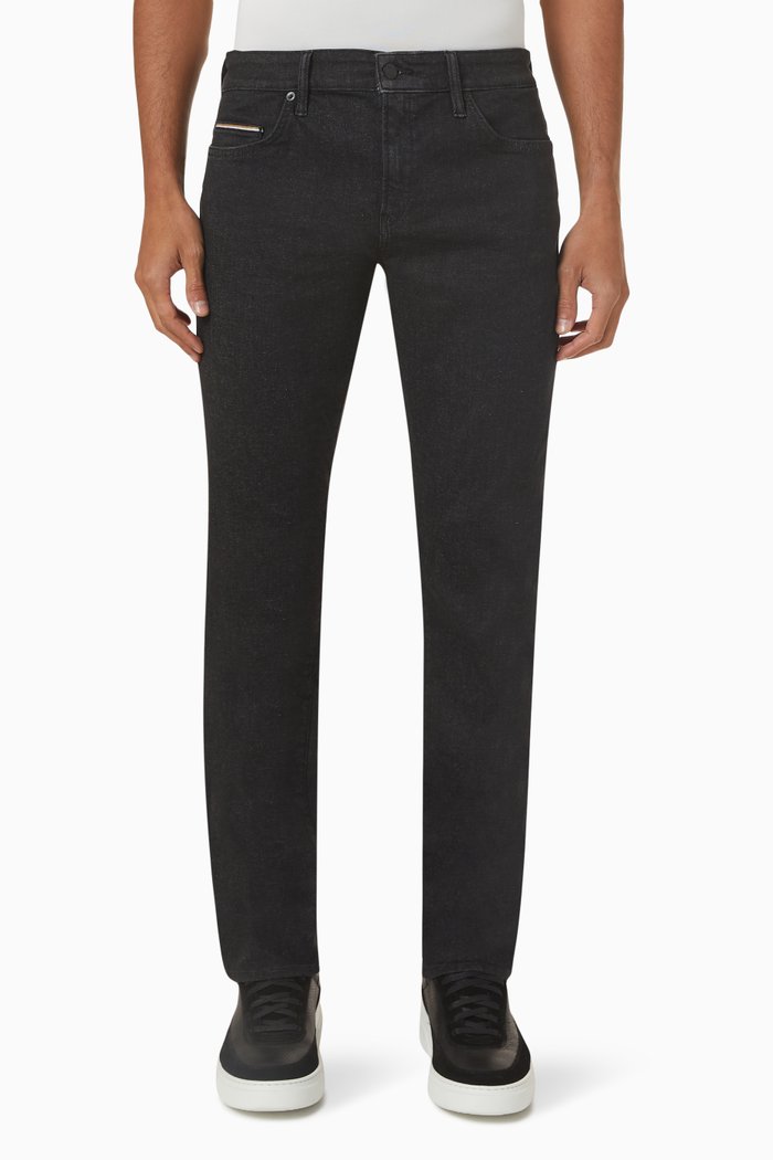 

Slim Fit Jeans in Stretch Denim, Grey