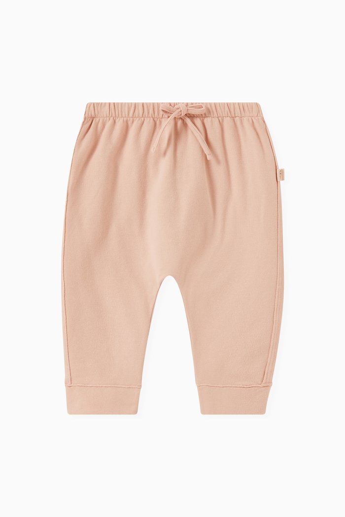 

Drawstring Pants in Cotton, Pink