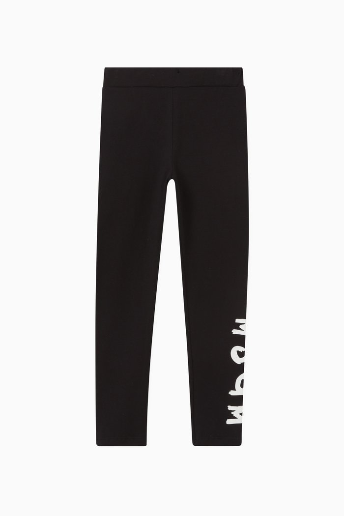 

Logo Leggings in Cotton, Black