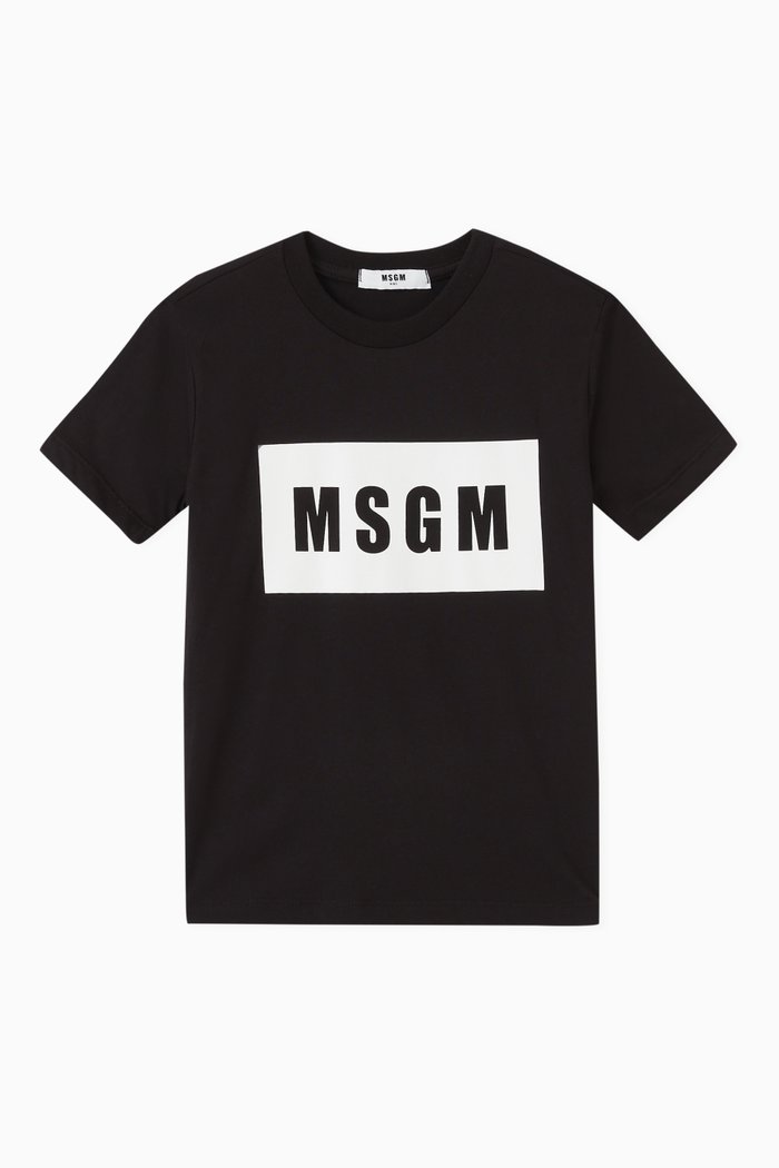 

Box Logo T-shirt in Cotton, Black
