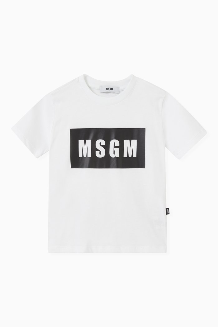 

Box Logo T-shirt in Cotton, White
