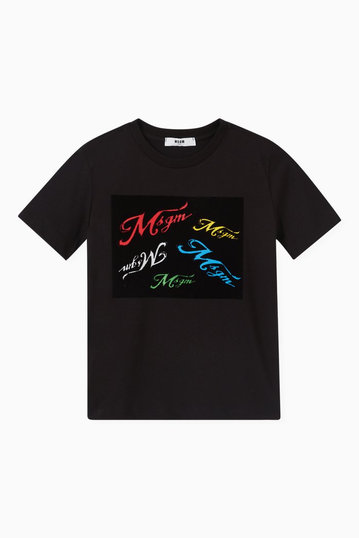 

Logo T-shirt in Cotton, Black