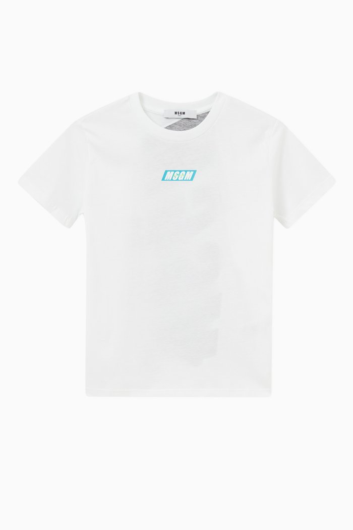 

Logo Print T-Shirt in Jersey, White