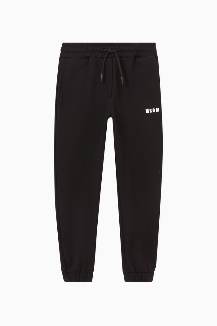 

Logo Sweatpants in Cotton, Black