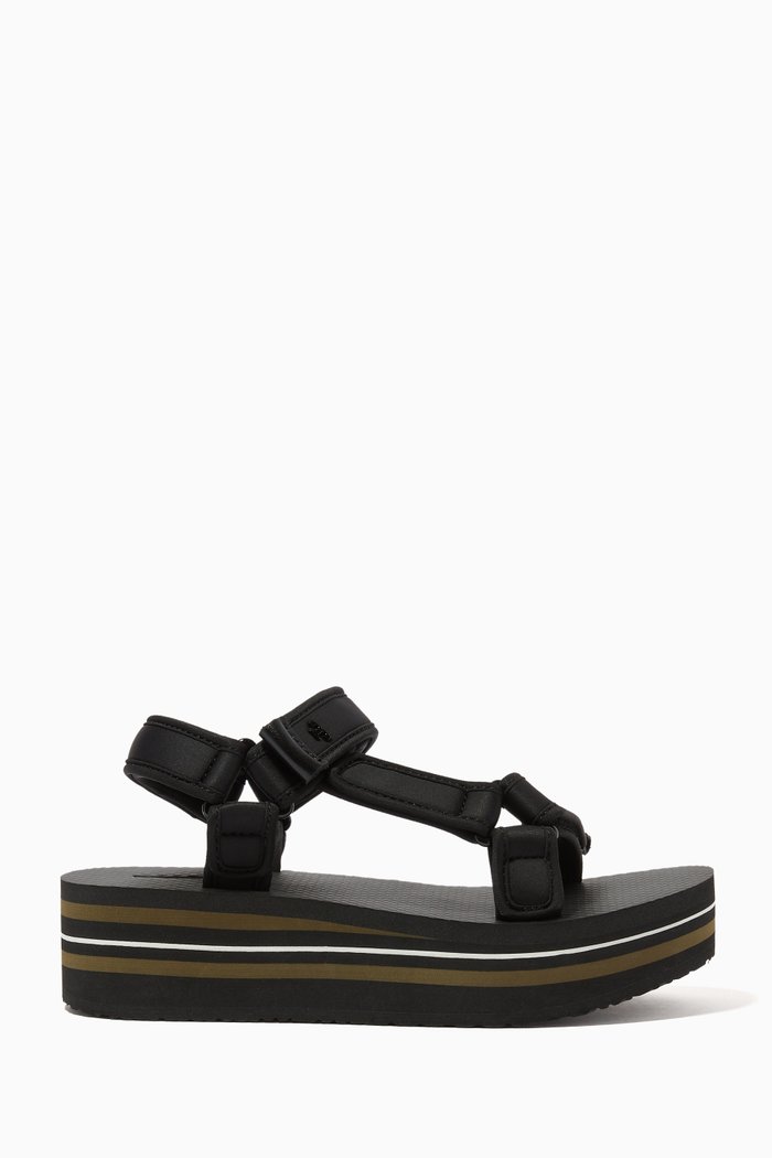 

Eva Sports Sandals in Neoprene, Black