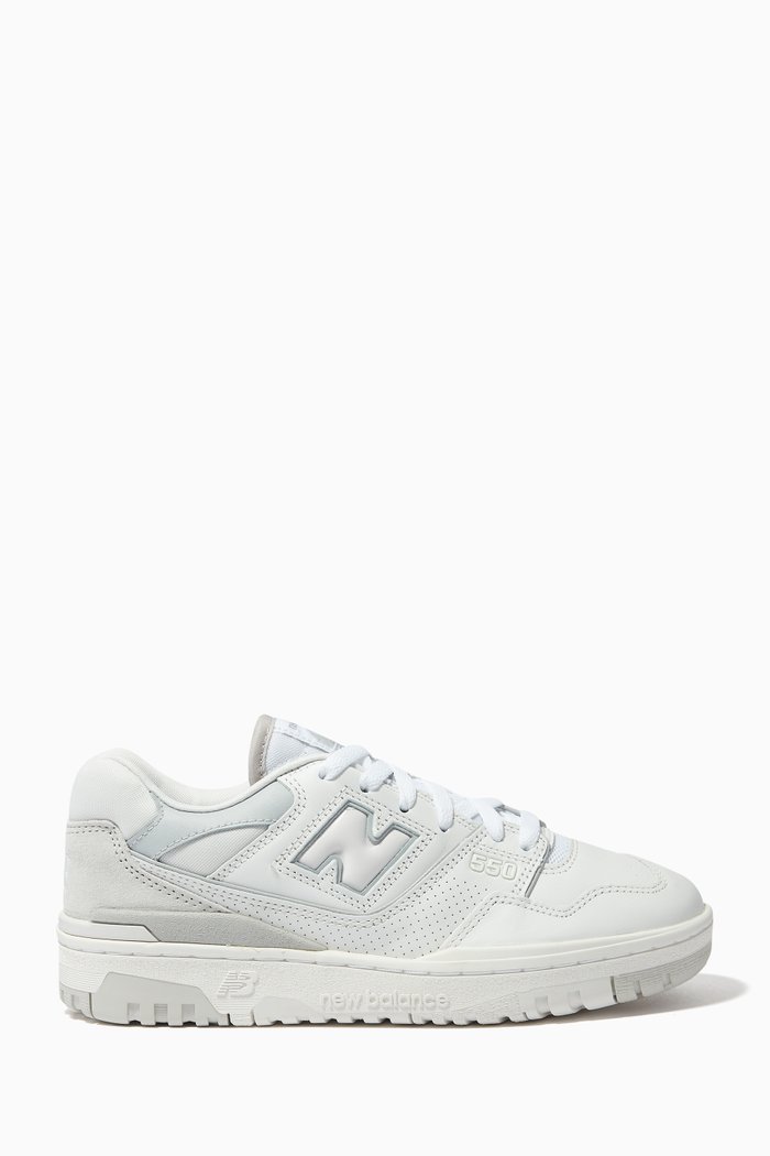 

BB550 Low-top Sneakers in Leather, White