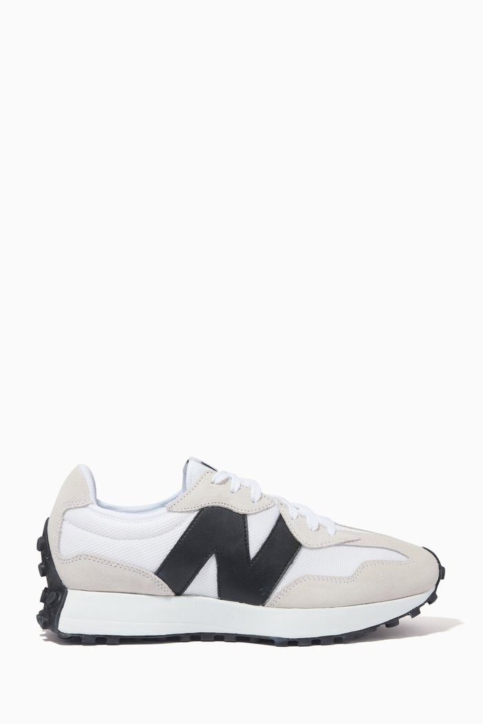 

327 Sneakers in Suede & Mesh, Neutral