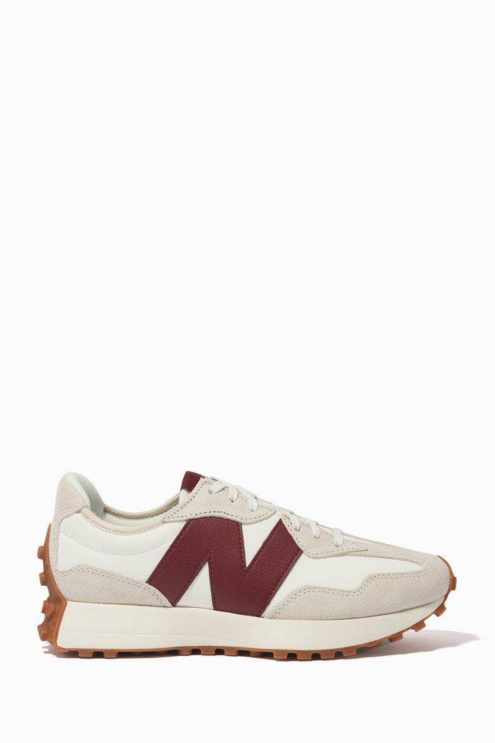 

327 Sneakers in Leather & Suede, Neutral