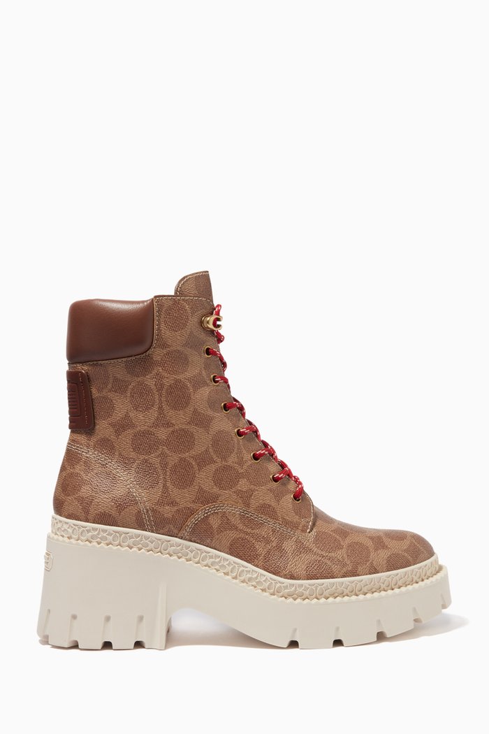 

Ainsley Bootie In Signature Canvas, Brown
