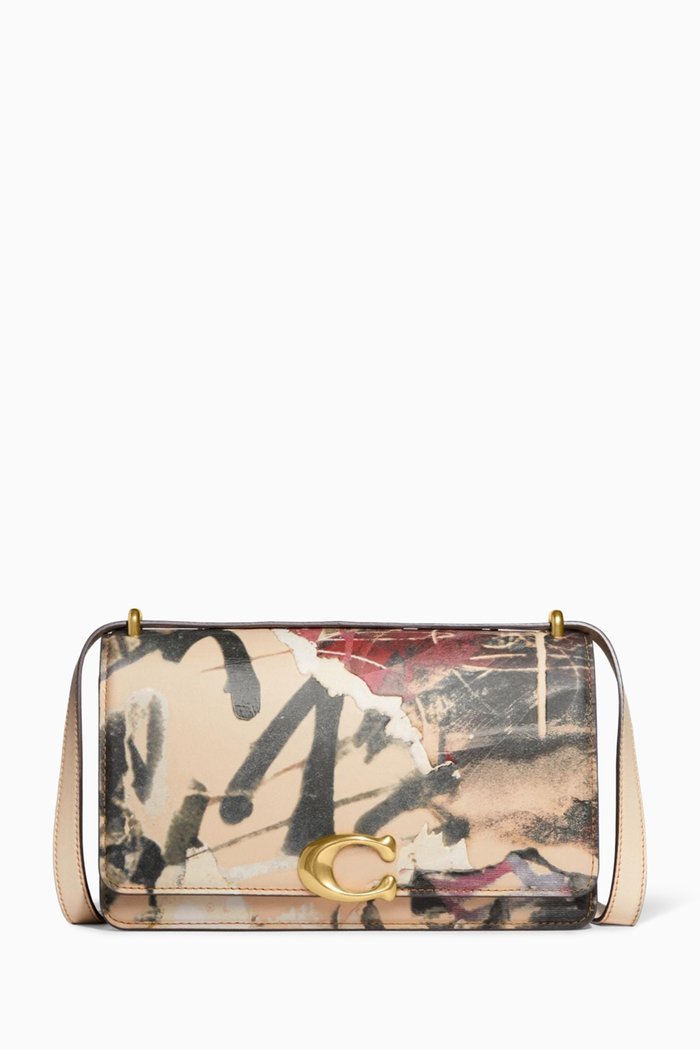 

x Mint + Serf Bandit Shoulder Bag in Leather, White