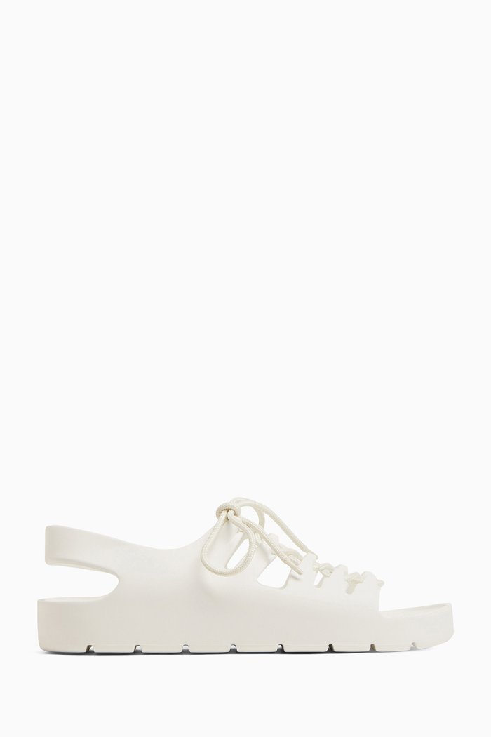 

Jelly Sandals in Rubber, White