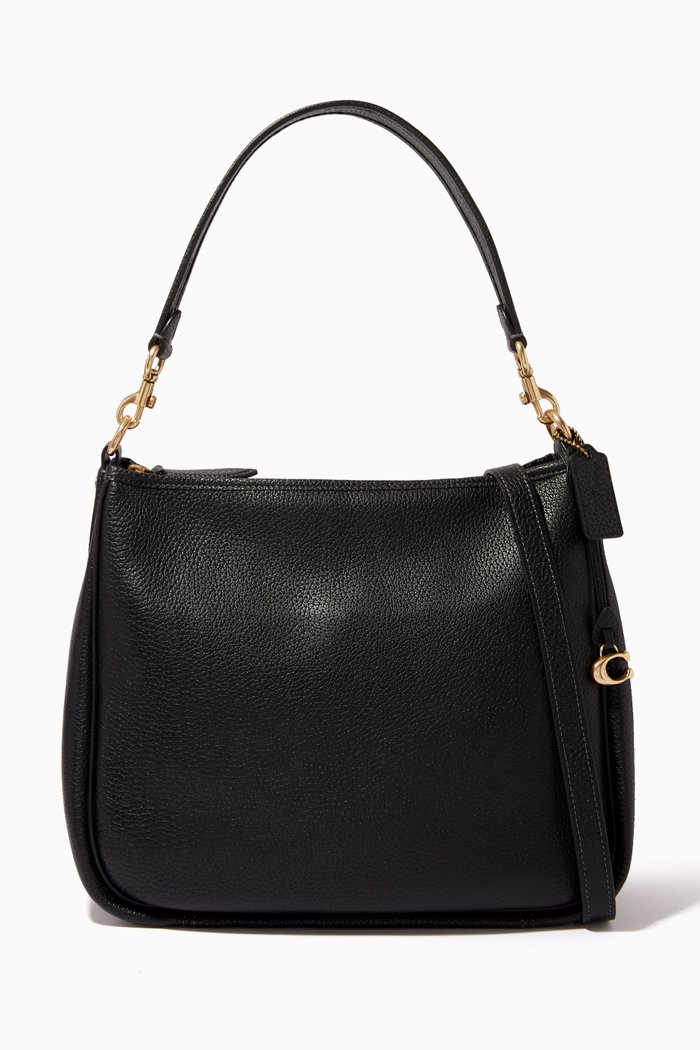 

Cary Shoulder Bag in Pebbled Leather, Black