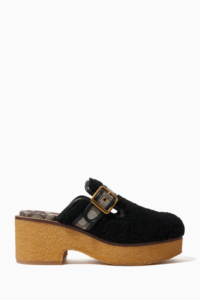 

Dylan Clogs in Leather, Black