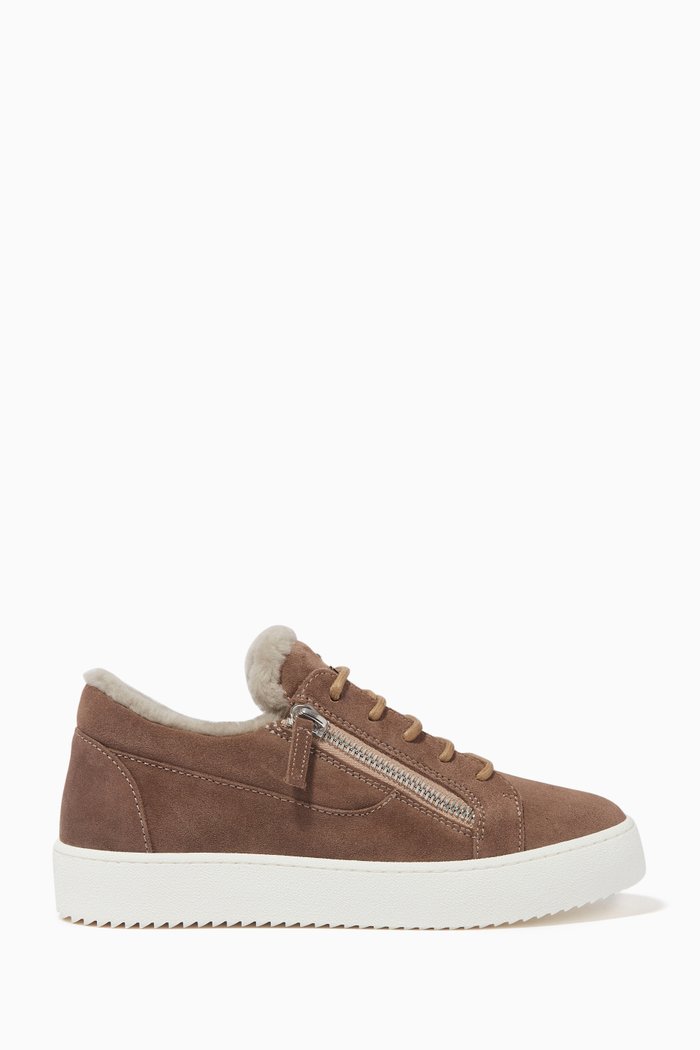 

Frankie Winter Sneakers in Suede, Brown