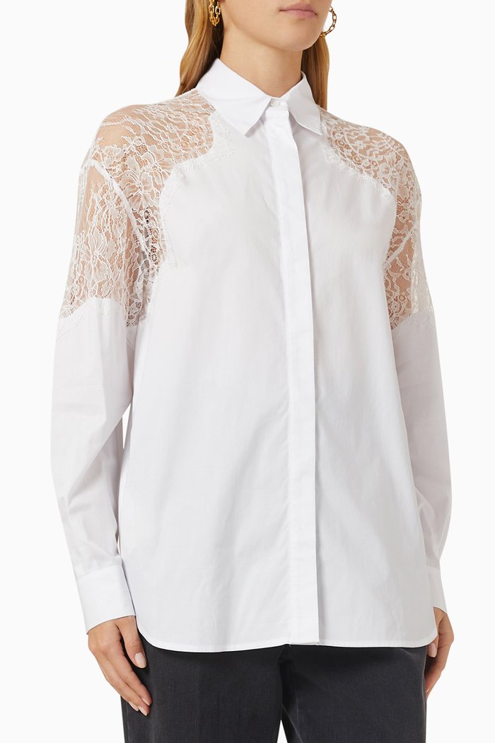 

Clotilde Shirt in Cotton, White