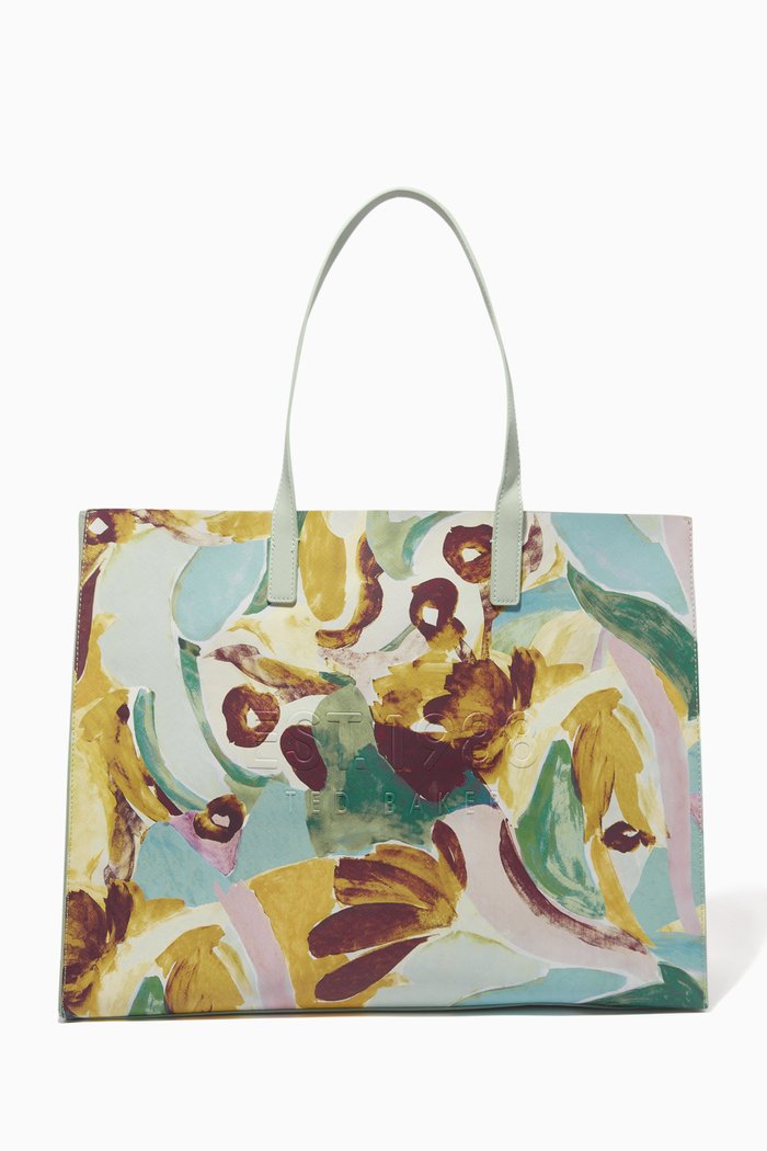 

Brencon Sand Dune Brush Strokes Icon Bag in PVC, Green
