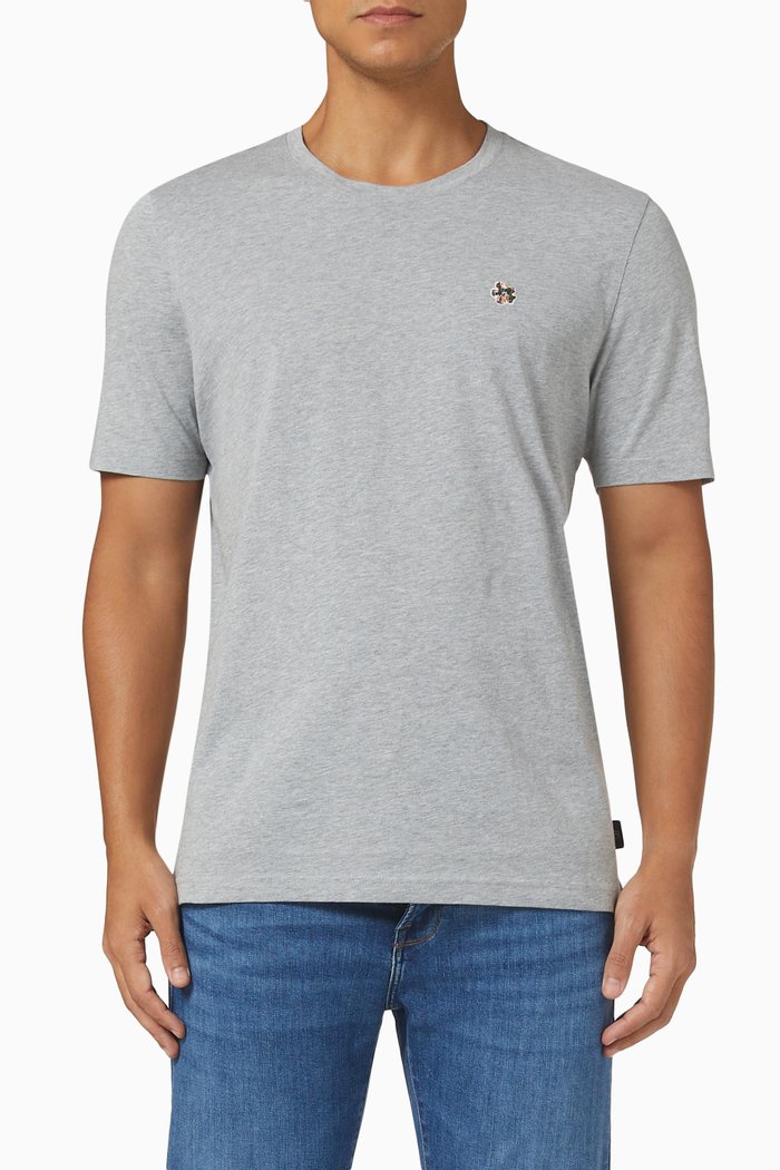 

Oxford T-shirt in Cotton Jersey, Grey